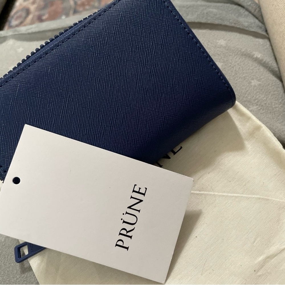Prune Navy Compact Wallet